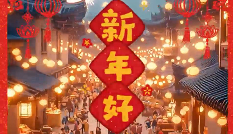 喜迎蛇年 新春祝福AI视频